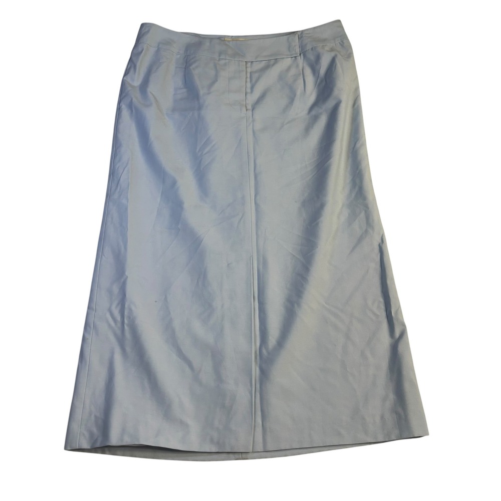 First Issue Liz Claiborne Light Blue A-Line Maxi Skirt Lined Size 16W